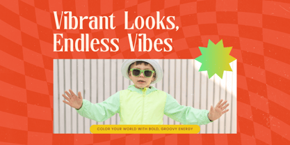 Sunkis Display Font Poster 7