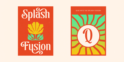 Sunkis Display Font Poster 4