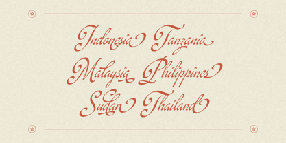 Rinapelle Script Font Poster 2