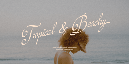 Rinapelle Script Font Poster 3
