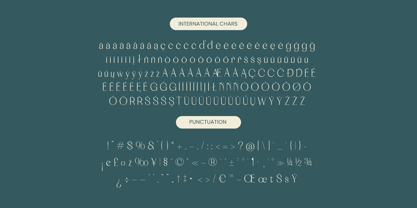 Costare Slorun Font Poster 15