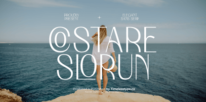 Costare Slorun Font Poster 1