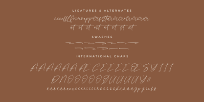 Qarlesya Font Poster 8