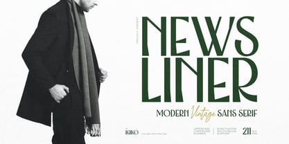 Newsliner Font Poster 1