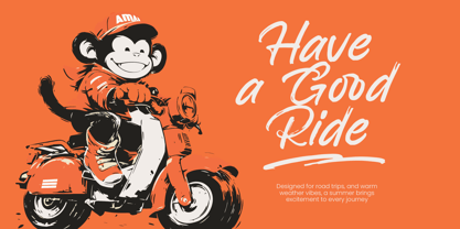 Backline Marker Font Poster 8