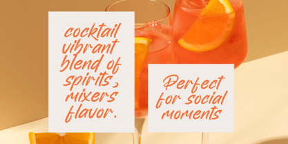 Backline Marker Font Poster 13