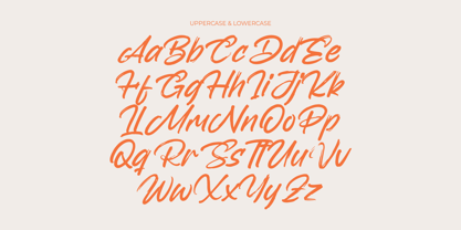 Backline Marker Font Poster 9