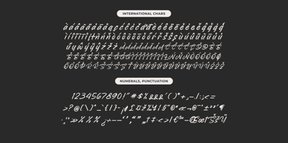 Backline Marker Font Poster 15