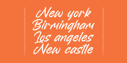 Backline Marker Font Poster 10