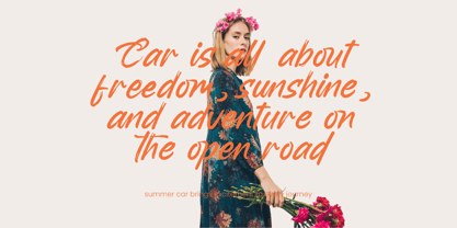 Backline Marker Font Poster 7