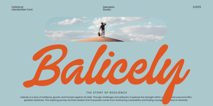 Holistical Font Poster 3