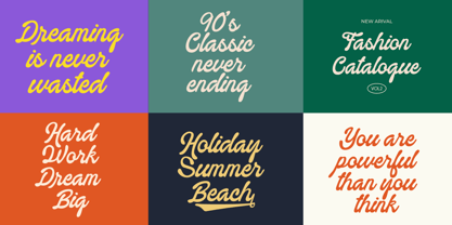 Holistical Font Poster 9