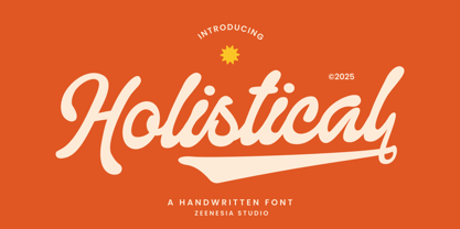 Holistical Font Poster 1