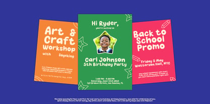 MGF Popstar Font Poster 10