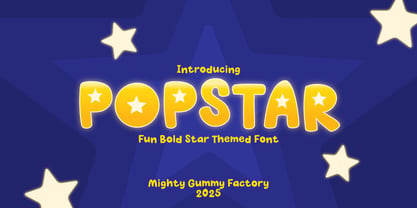 MGF Popstar Font Poster 1