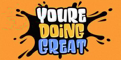 Grow Back Font Poster 4