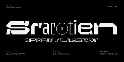 UT Sracotien Font Poster 1