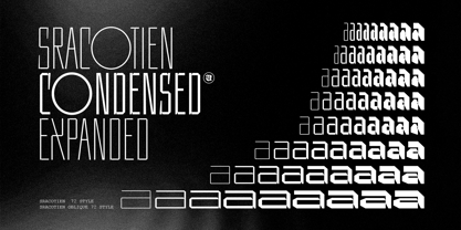 UT Sracotien Font Poster 4