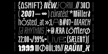 UT Sracotien Font Poster 2