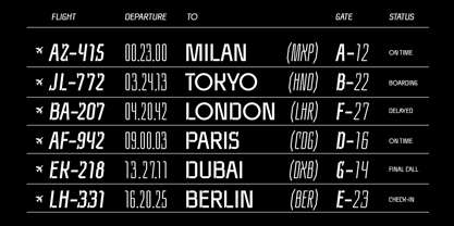 UT Sracotien Font Poster 6