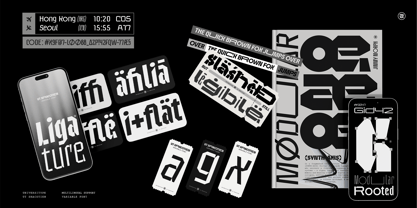 UT Sracotien Font Poster 7