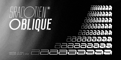 UT Sracotien Font Poster 5