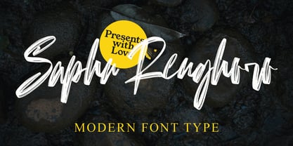 Saphu Renghoro Font Poster 1