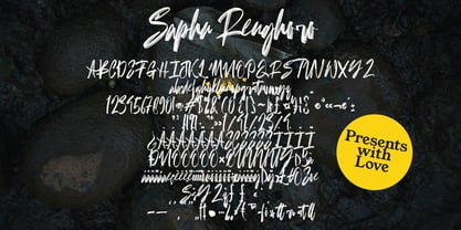 Saphu Renghoro Font Poster 2