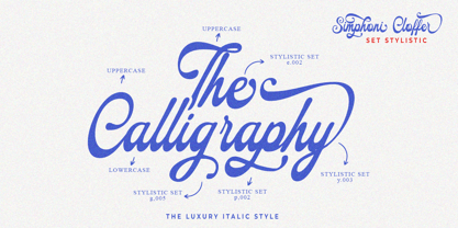 Simphoni Cloffer Font Poster 4