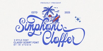 Simphoni Cloffer Font Poster 1