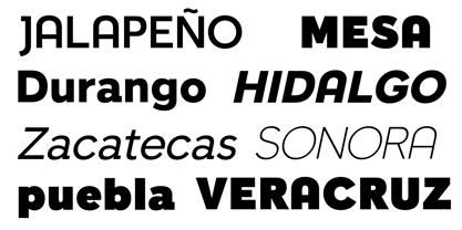 Guacamole Font Poster 5