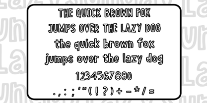 Lazy Sunday Font Poster 4