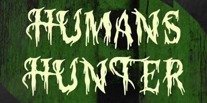 Bloody Corpse Font Poster 3