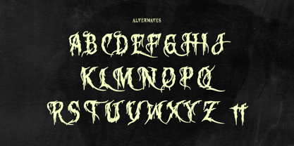 Bloody Corpse Font Poster 8