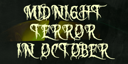 Bloody Corpse Font Poster 6