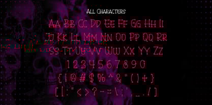 Bone Brush Font Poster 9