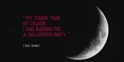 Bone Brush Font Poster 7