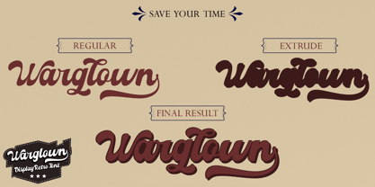 Warglown Font Poster 4