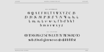 Mainga Font Poster 15