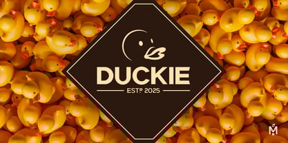 Mallard Font Poster 8