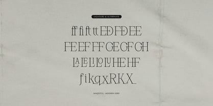 Maqotta Font Poster 12