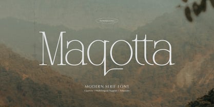 Maqotta Font Poster 1