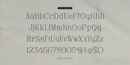Maqotta Font Poster 10