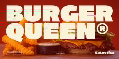 Eatvetica Font Poster 3