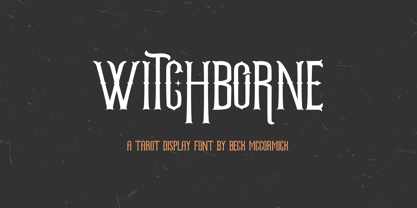Witchborne Serif Font Poster 1