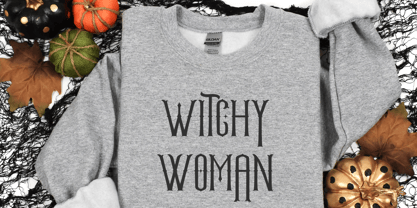 Witchborne Serif Font Poster 6