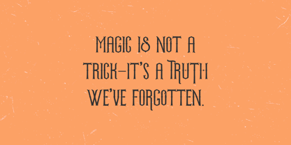 Witchborne Serif Font Poster 2