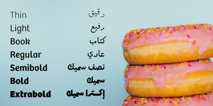 Bree Arabic Font Poster 4