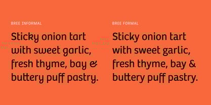 Bree Cyrillic Font Poster 3