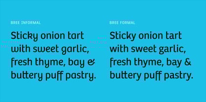 Bree Greek Font Poster 3